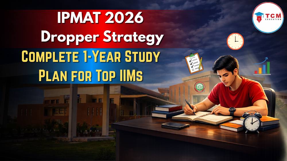 IPMAT 2026 Dropper Strategy: Complete 1-Year Study Plan for Top IIMs