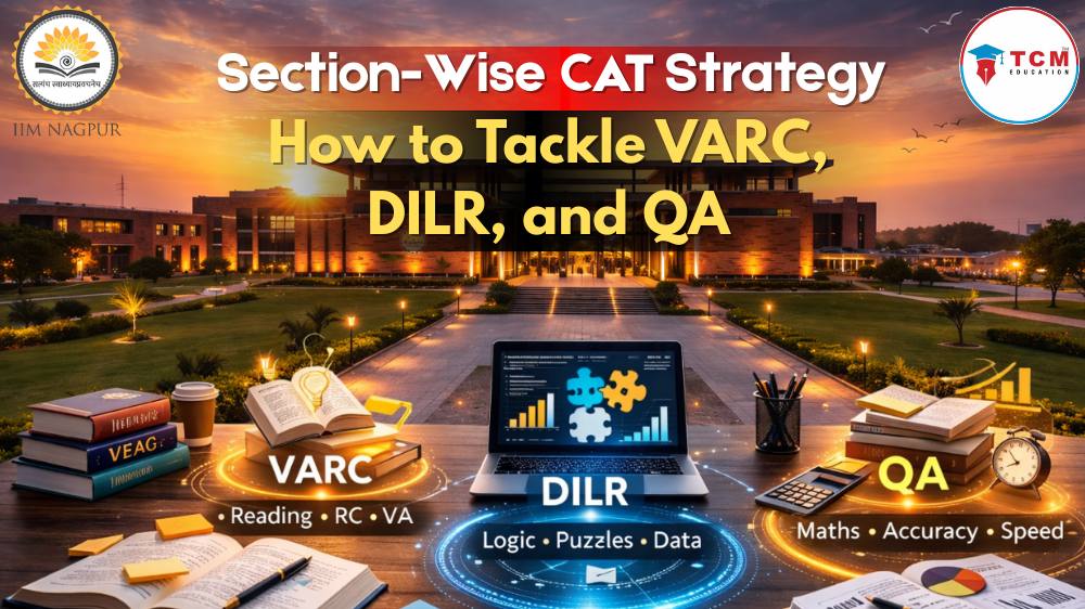 Section-Wise CAT Strategy: How to Tackle VARC, DILR, and QA